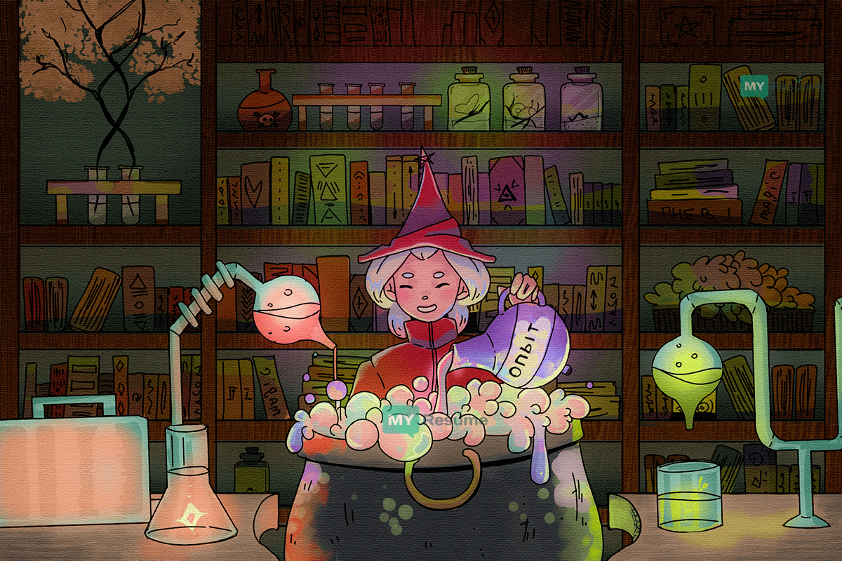 портфолио для резюме образец