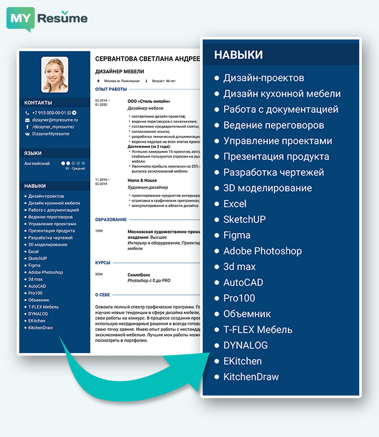 навыки в резюме