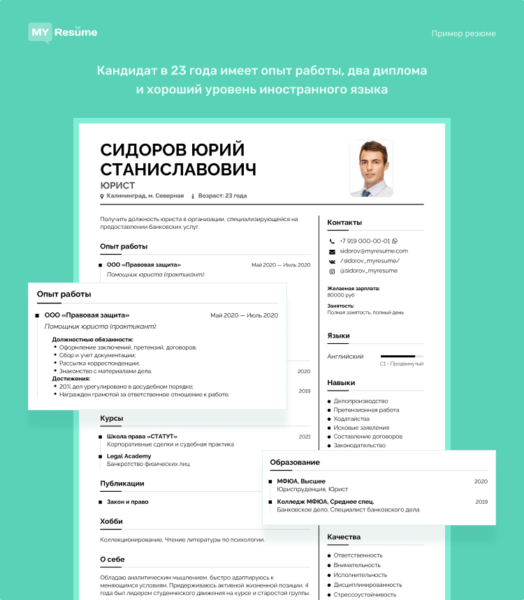 резюме идеального кандидата