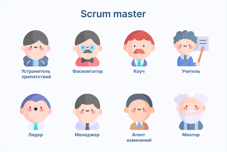 scrum мастер роль