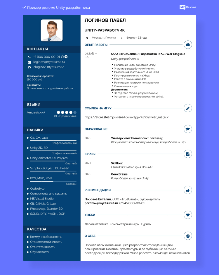 как стать unity программистом