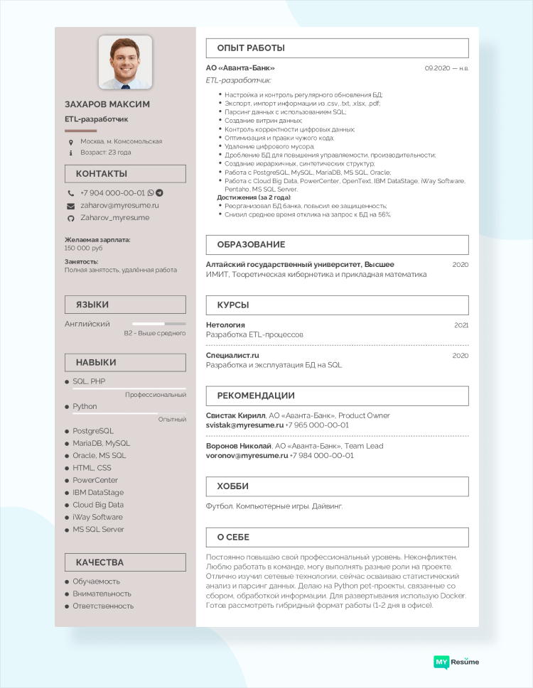 где размещать резюме для работы