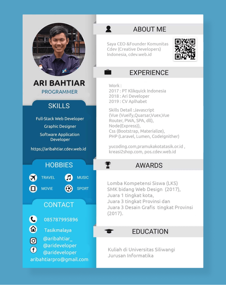 графическое резюме онлайн бесплатно