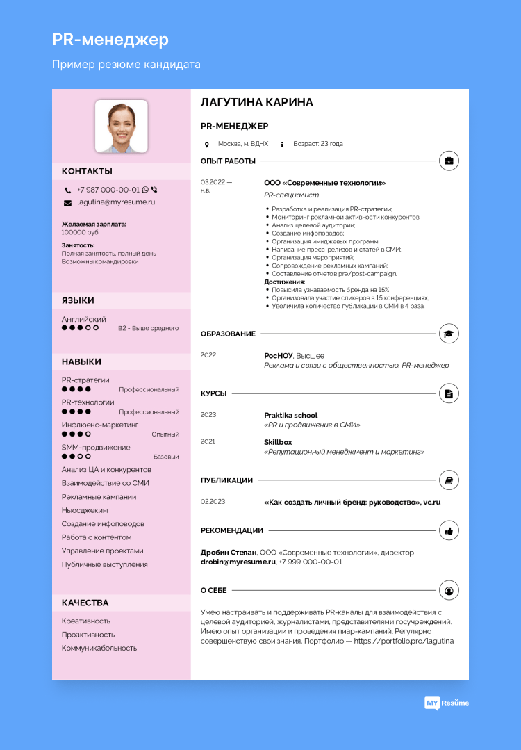 пиар менеджер обязанности