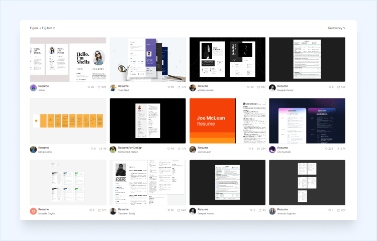 создать резюме на основе шаблона