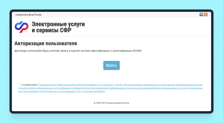 выписка ЭТК СФР