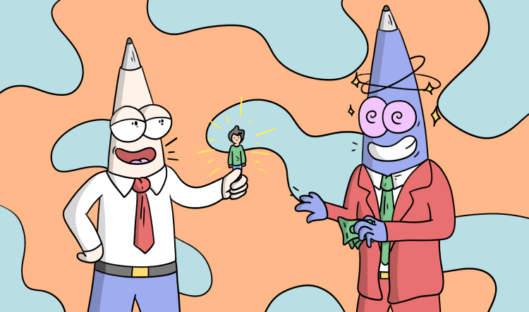 как продать ручку на собеседовании