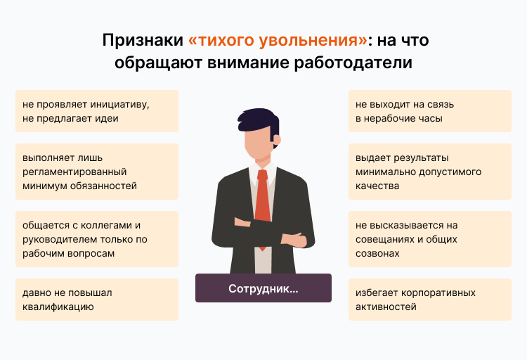 тихое увольнение это