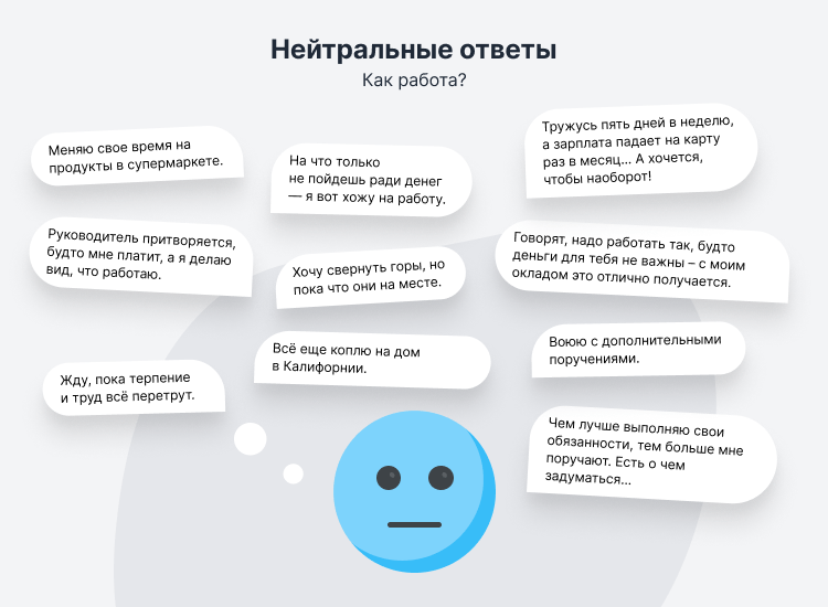 как ответить на вопрос как работа