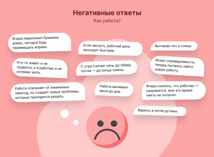 как работа что ответить на вопрос оригинально