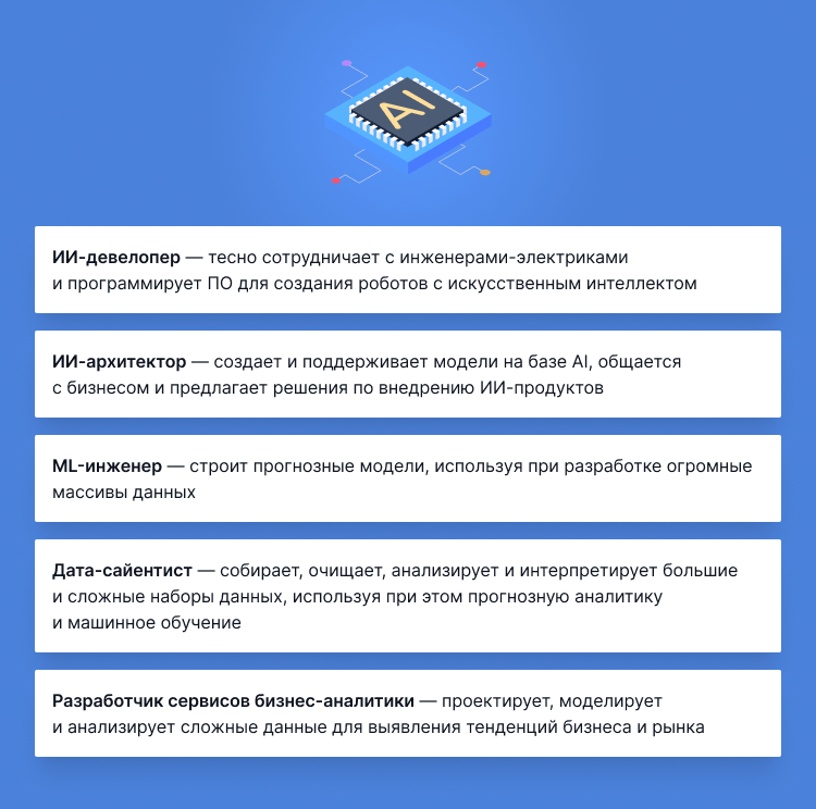 нейросети разработчик работа