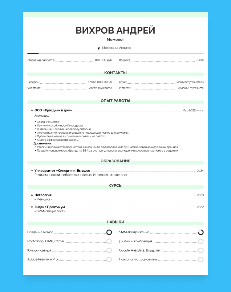 мемолог профессия