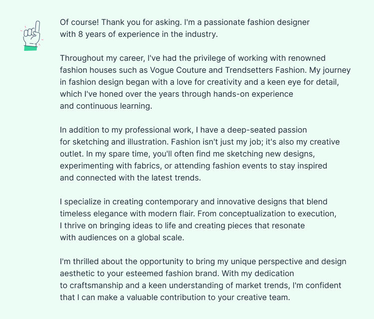 интервью при приеме на работу на английском