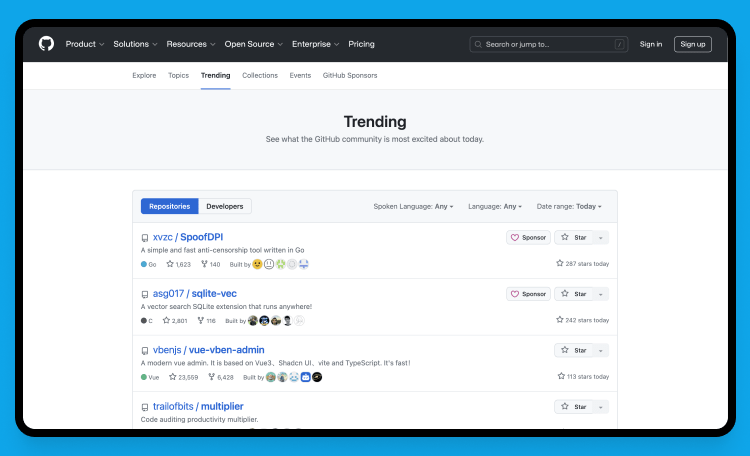 резюме в github
