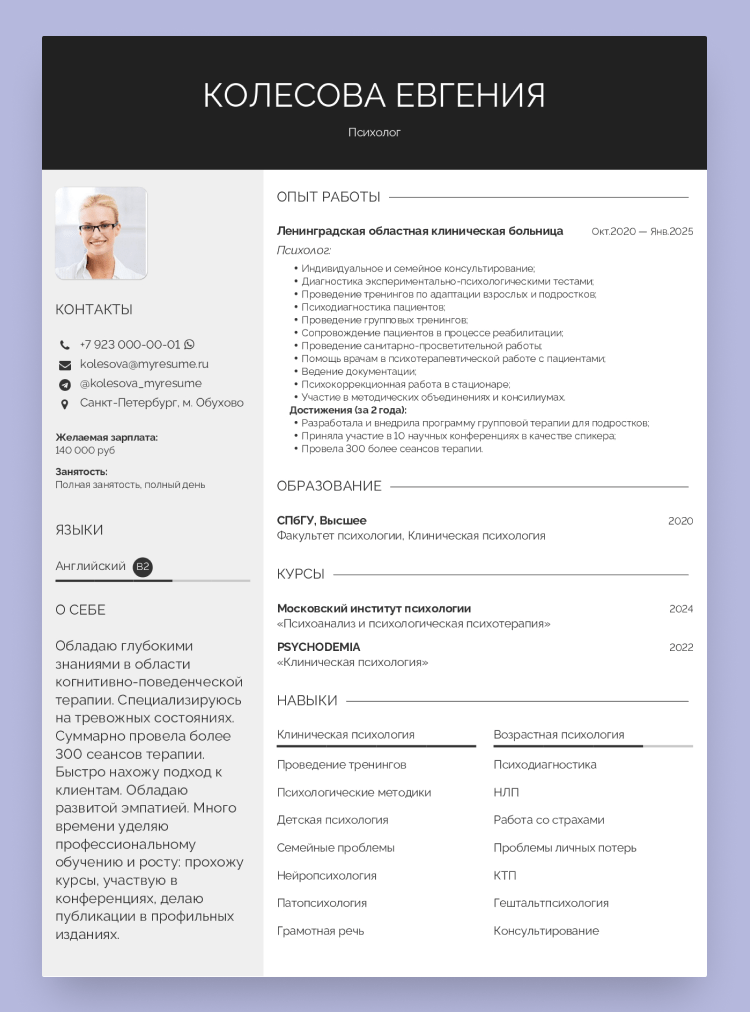 на какие профессии сдают биологию