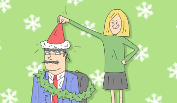 новый год в коллективе