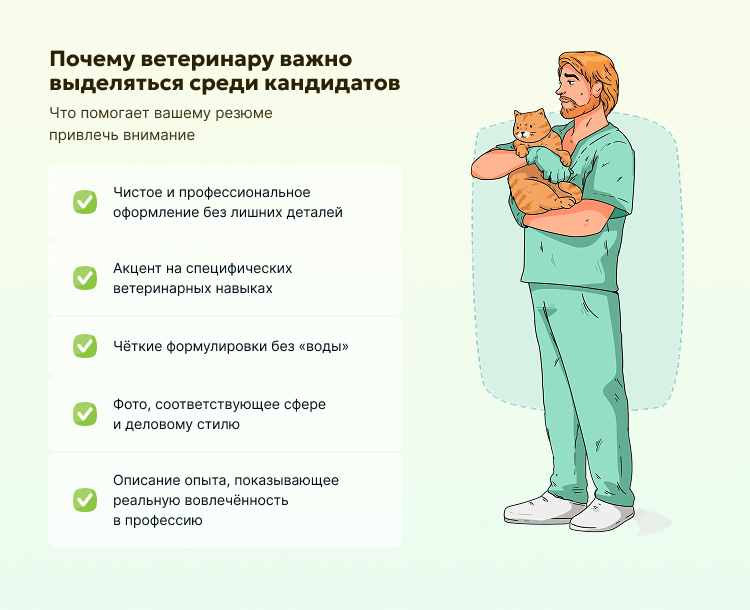 Почему ветеринару важно выделяться среди кандидатов